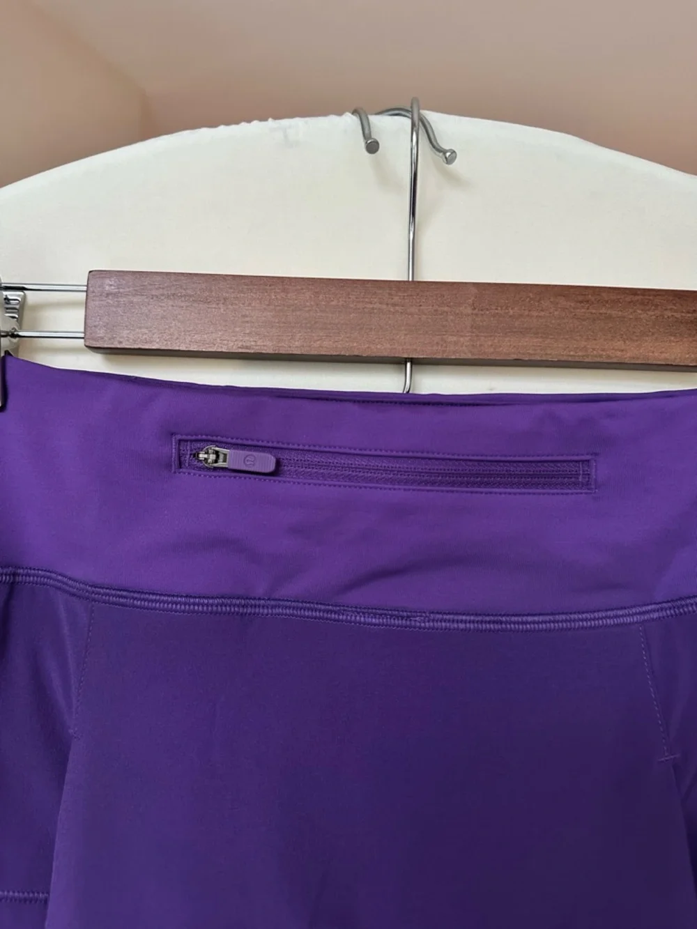 NEW Lululemon Pace Rival Tiered Skirt in Atomic Purple, size 14 - Picture 5 of 5